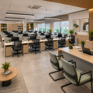 Modern Open-Plan Office Interior