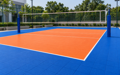 Volleyball Court Interlocking PP Tiles
